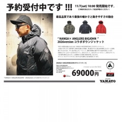 11/7(土)発売 NANGA×ANGLERS BIGJOHN